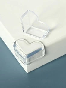 ZUSH - Kids Safety Table Corner Protectant, Angle Cover, Anti-Collision Table Corner Protector With Double-side Tape For Household (4 Pieces)