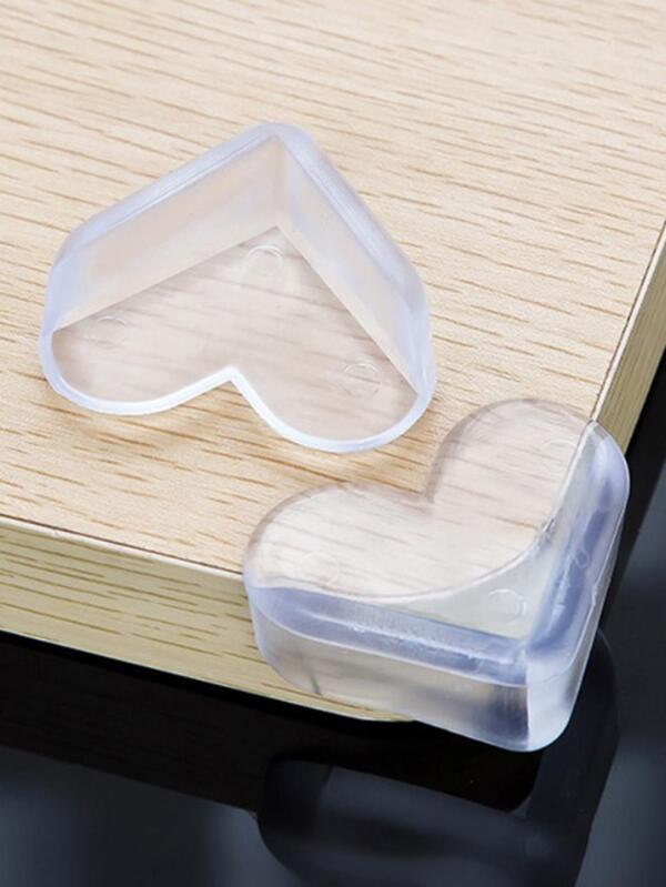 ZUSH - Kids Safety Table Corner Protectant, Angle Cover, Anti-Collision Table Corner Protector With Double-side Tape For Household (4 Pieces)