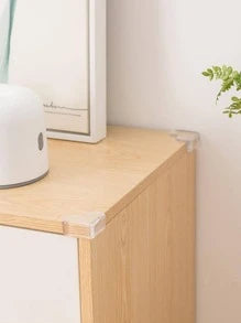 ZUSH - Kids Safety Table Corner Protectant, Angle Cover, Anti-Collision Table Corner Protector With Double-side Tape For Household (4 Pieces)