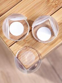 ZUSH - Kids Safety Table Corner Protectant, Angle Cover, Anti-Collision Table Corner Protector With Double-side Tape For Household (4 Pieces)