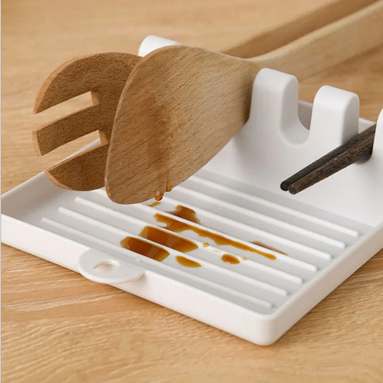 ZUSH - Rak Spatula Tempat Penutup Panci Penyimpanan Peralatan Dapur Istirahat 