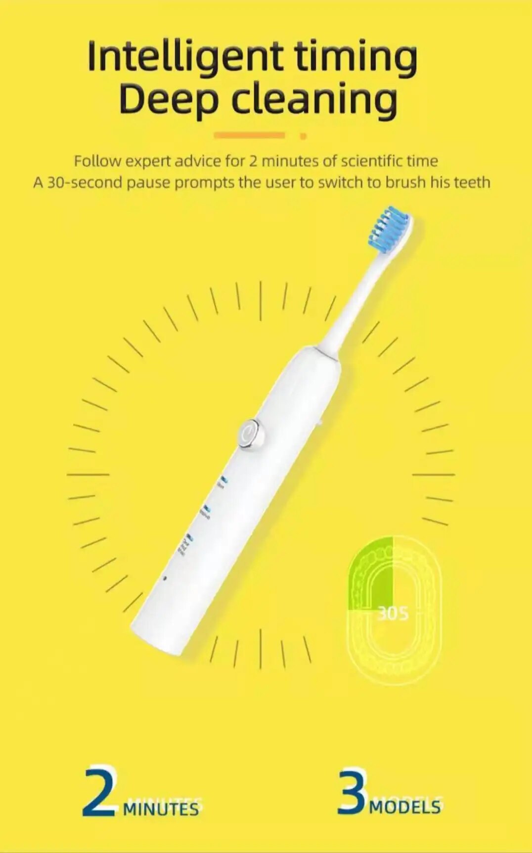 ZUSH - Sonic Electric Plaque Rechargeable Toothbrush - Zush.sg