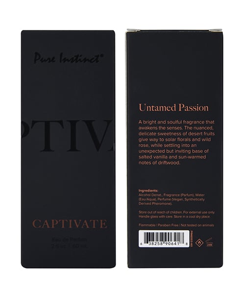Pure Instinct Captivate Pheromone Cologne Spray 60ml