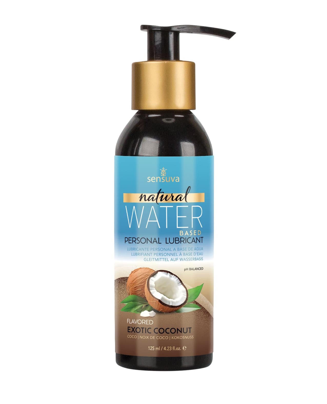 Sensuva - Natural Exotic Coconut Water Based Personal Lubricant 125 ml