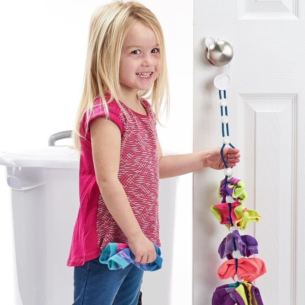 ZUSH - Socks Drying Rack Socks Storage Organizer Sock Laundry Rope Holder