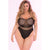 Pink Lipstick - All Access Pass Bodystocking Costume Queen (Black)