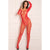 Rene Rofe - Make You Melt Bodystocking Costume OS (Red) | Zush.sg