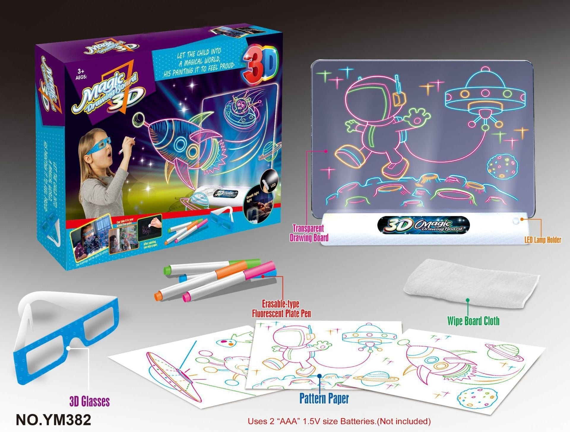 3D drawing Toy: Space Household Essentials 543960155 CherryAffairs