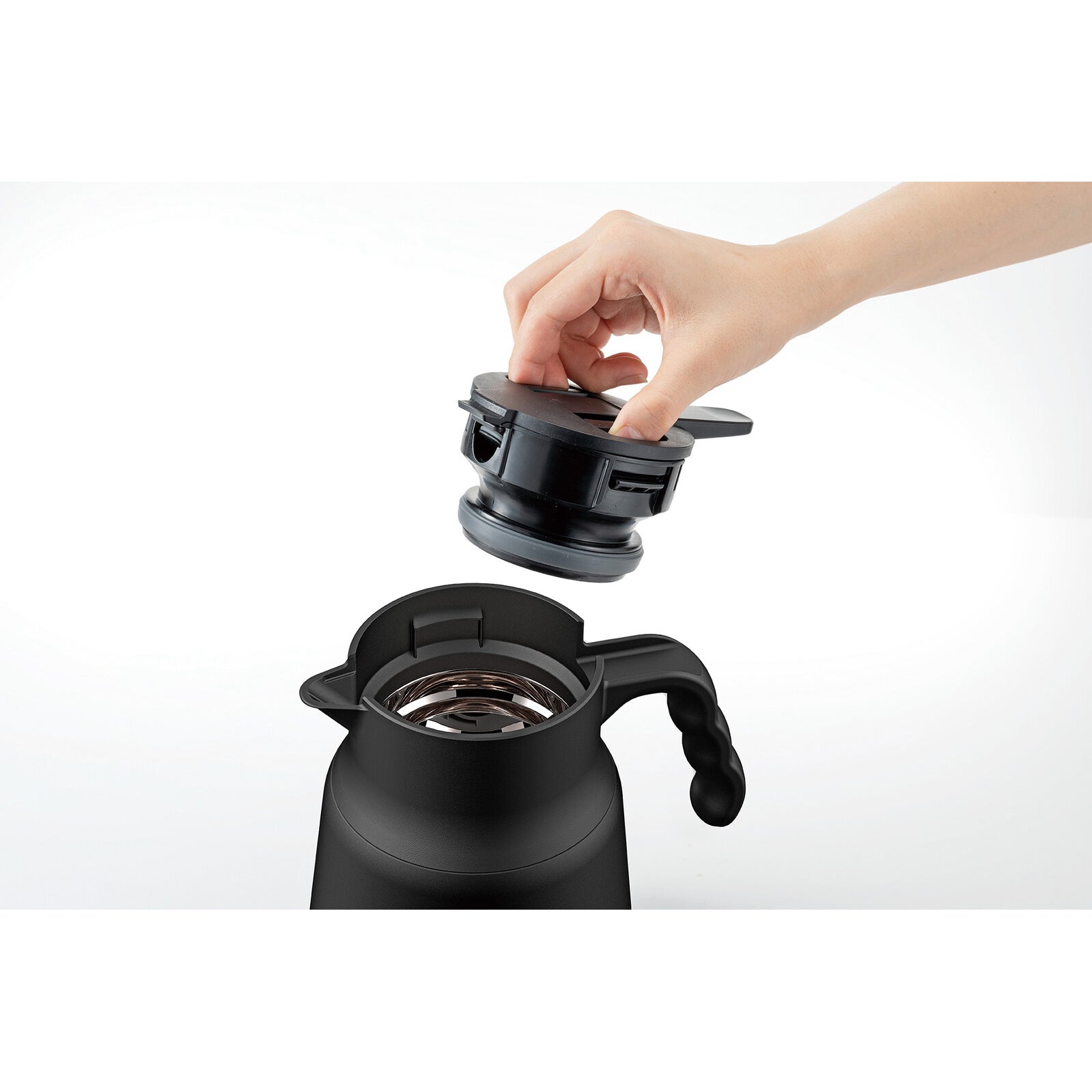 Hario - V60 Insulated Stainless Steel Thermal Server PLUS 800 (Black)