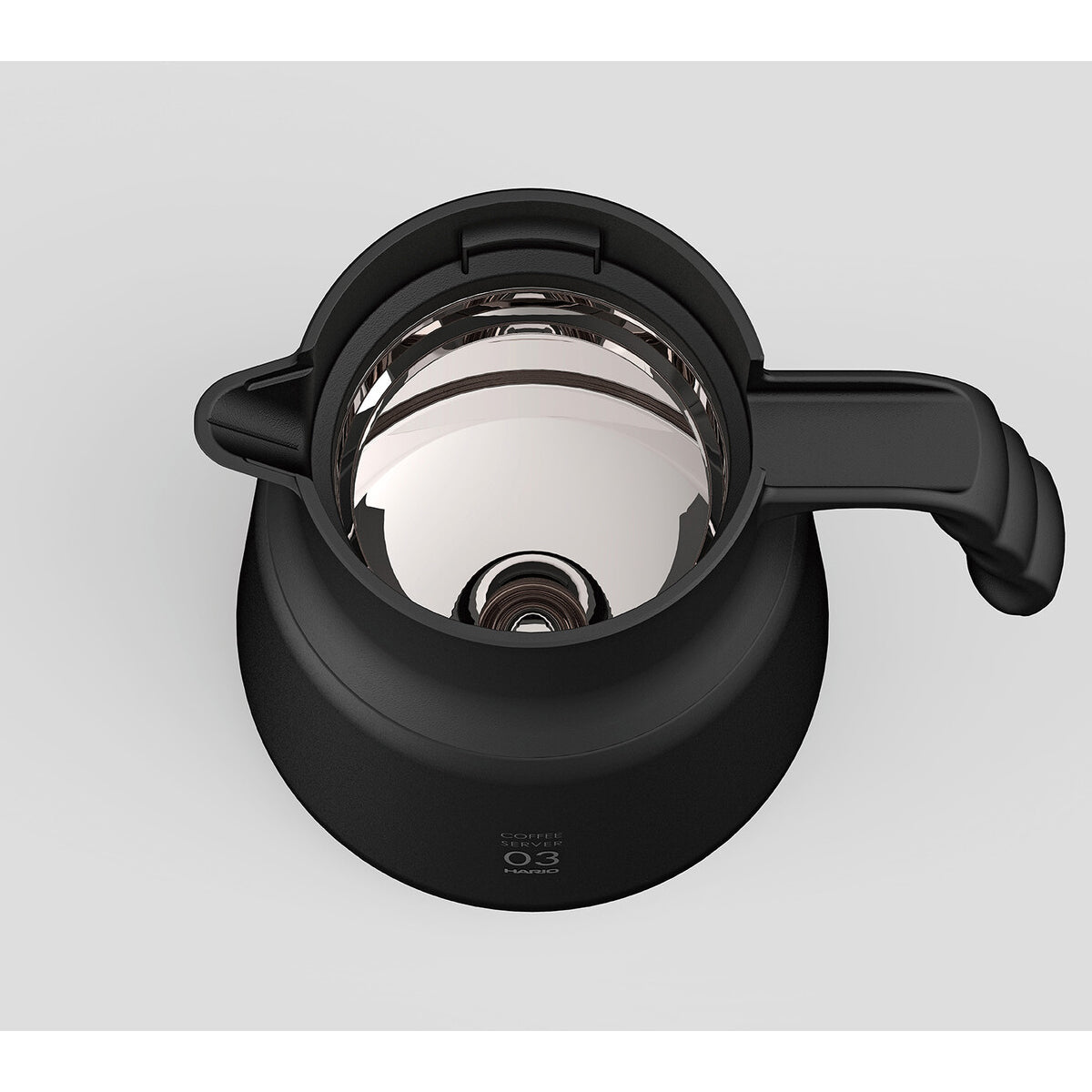 Hario - V60 Insulated Stainless Steel Thermal Server PLUS 800 (Black)