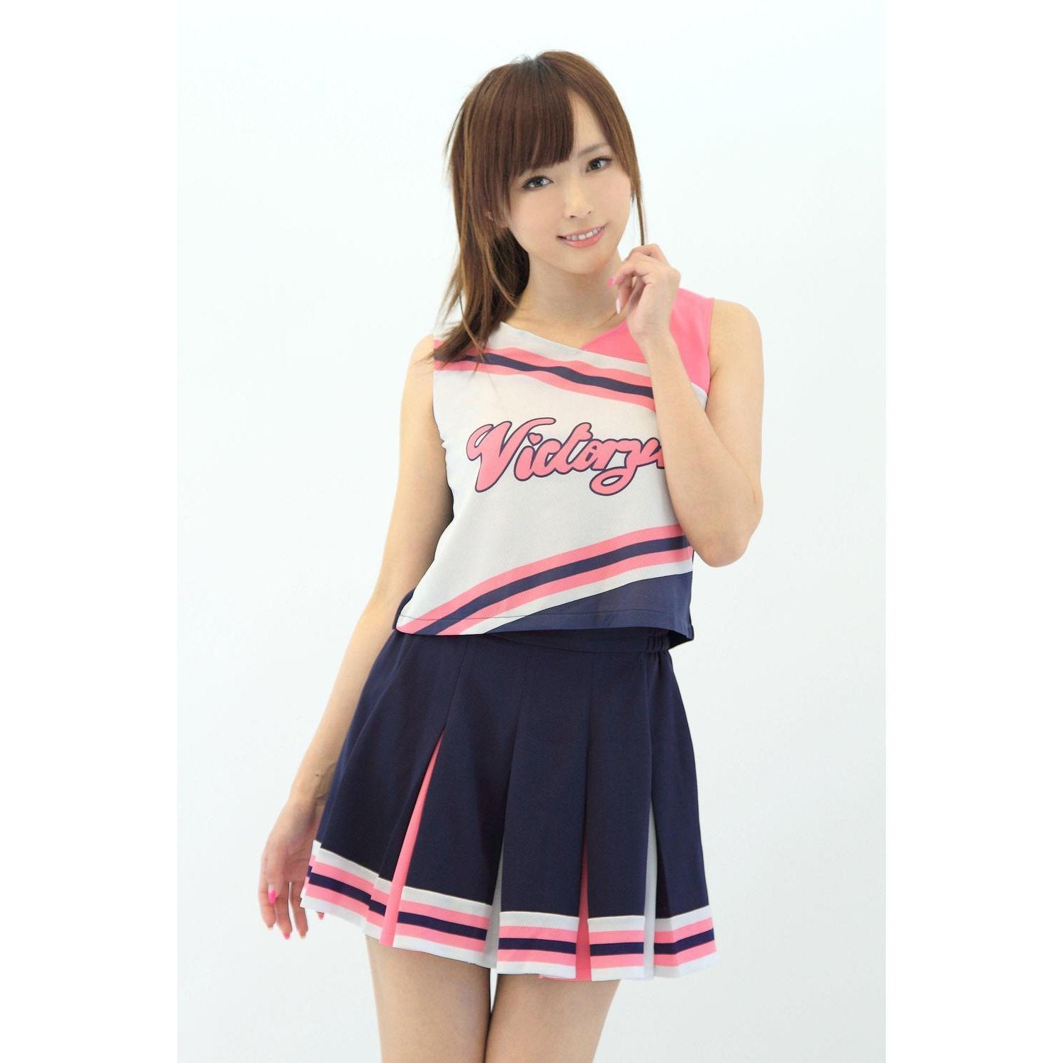 A&T - Lovely Cheerleader Costume (Multi Colour) | CherryAffairs Singapore