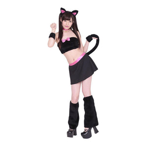 A&T - Pussy Cat Costume (Black) | Zush.sg