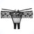 Allure Lingerie - Adore Angel Crotchless Panty O/S (Black) | CherryAffairs Singapore