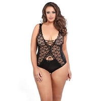Allure Lingerie - Kitten Aliya Teddy Lingerie Queen (Black) | Zush.sg
