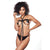 Allure Lingerie - Kitten Candy Delicious Open Tie Up Teddy Costume O/S (Black) Teddy 883045919489 CherryAffairs