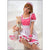 Anna Mu - 4 Pieces Cherry Maid Costume Set NA14030035 (Pink) | CherryAffairs Singapore