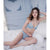 Annaberry - Fall in Love in the Blue Clouds Beauty Back No Pad Rims Underwear Bra Set NA16040041 (Blue) | CherryAffairs Singapore