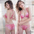 Annaberry - Forever Love Beauty Back No Pad Rims Underwear Bra Set NA16040020 (Pink) | Zush.sg
