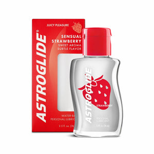 Astroglide - Sensual Strawberry Flavoured Water Based Personal Lubricant 74ml Lube (Water Based) 4571275220098 CherryAffairs