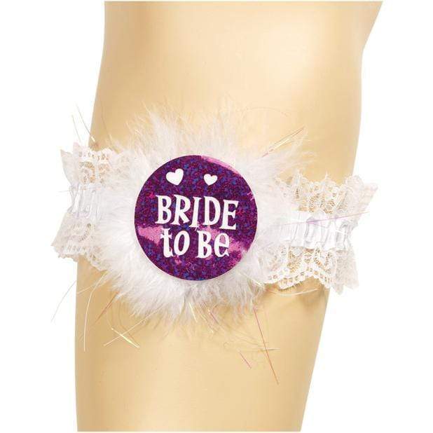 Bachelorette Party - Bride to Be Garter (White) | Zush.sg