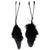 Bijoux de Nip - Feather With Tweezer Nipple Clamps (Black) | Zush.sg