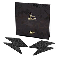 Bijoux Indiscrets - Flash Bolt Pasties (Black) | Zush.sg