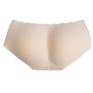 Bye Bra - Comfortable Curvy Padded Low Waist Panties M (Beige) | CherryAffairs Singapore