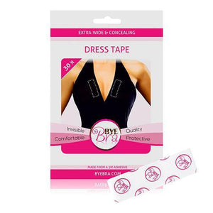 Bye Bra - Extra wide and Concealing Dress Tape 30Pcs (Clear) | CherryAffairs Singapore