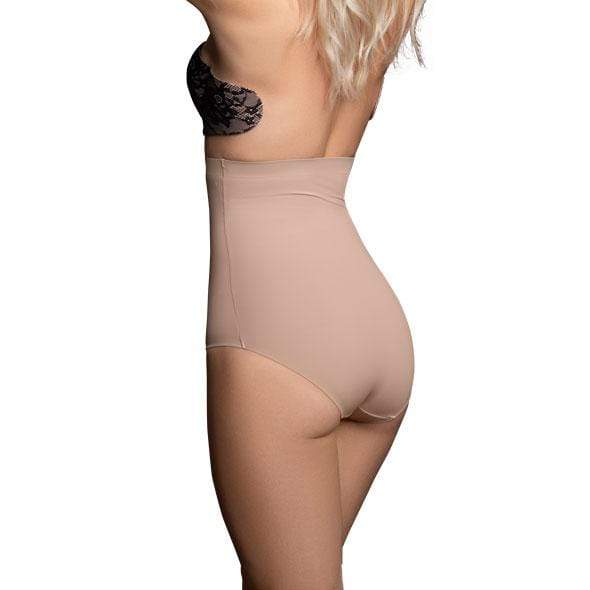 Bye Bra - Invisible High Waist Brief L (Beige) Lingerie (Non Vibration) 8718801015025 CherryAffairs
