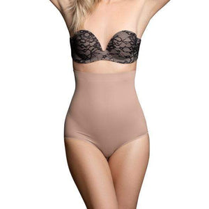 Bye Bra - Invisible High Waist Brief L (Beige) | Zush.sg