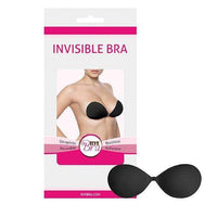 Bye Bra - Invisible Strapless Reusable Bra Cup B (Black) | Zush.sg