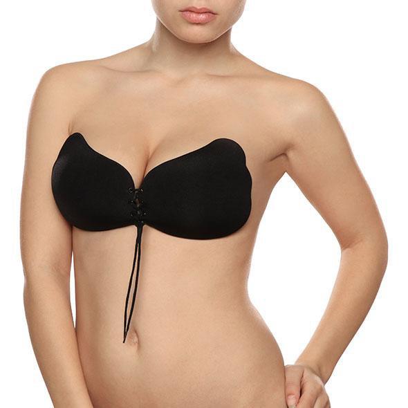 Bye Bra - Lace and Push Up Lace-It Bra Cup C (Black) | CherryAffairs Singapore