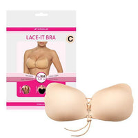 Bye Bra - Lace and Push Up Lace-It Bra Cup C (Nude) | CherryAffairs Singapore