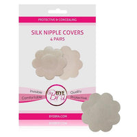Bye Bra - Protective and Concealing Silk Nipple Covers 4 Pairs (Nude) | CherryAffairs Singapore