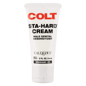 California Exotics - COLT Sta Hard Male Genital Desensitizer Cream 2oz Delayer 716770034588 CherryAffairs