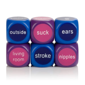 California Exotics - Hot and Spicy Party Dice (Multi Colour) Games 716770043313 CherryAffairs