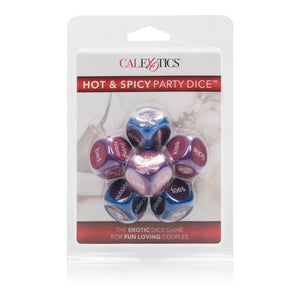 California Exotics - Hot and Spicy Party Dice (Multi Colour) Games 716770043313 CherryAffairs