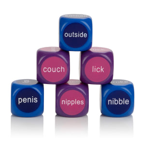 California Exotics - Hot and Spicy Party Dice (Multi Colour) Games 716770043313 CherryAffairs