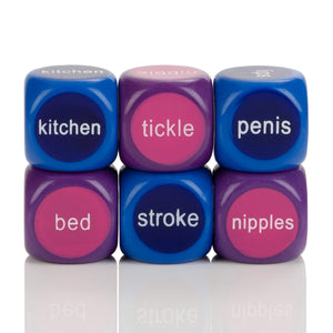 California Exotics - Hot and Spicy Party Dice (Multi Colour) Games 716770043313 CherryAffairs