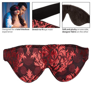 California Exotics - Scandal Blackout Eye Mask (Red) Mask (Blind) 716770093721 CherryAffairs