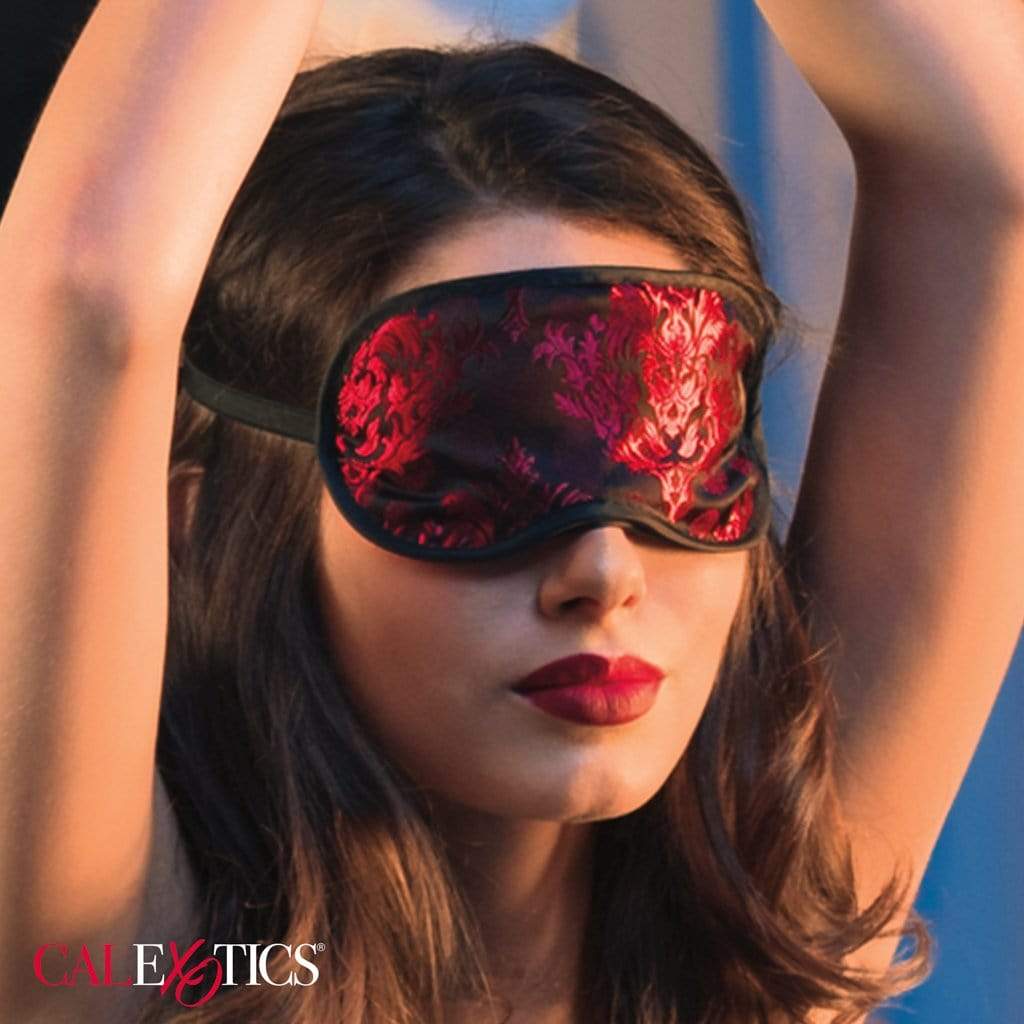 California Exotics - Scandal Blackout Eye Mask (Red) Mask (Blind) 716770093721 CherryAffairs