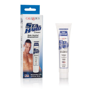 California Exotics - Sta Hard Male Genital Desensitizer Delay Cream (White) | Zush.sg