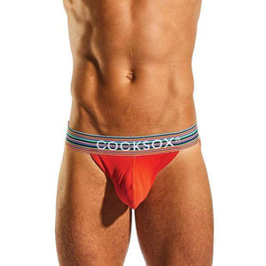 Cock Sox - Enhancing Pouch Jockstrap Octane Underwear S (Orange) | Zush.sg