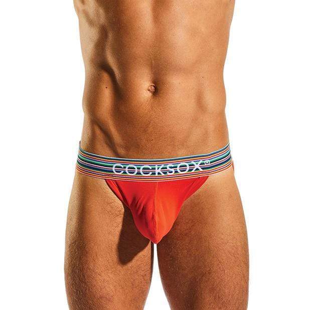 Cock Sox - Enhancing Pouch Jockstrap Octane Underwear S (Orange) | Zush.sg