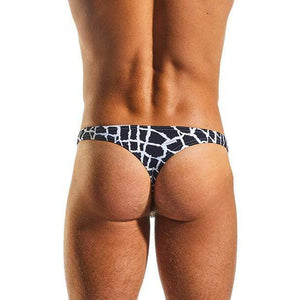 Cock Sox - Enhancing Pouch Thong Giraffe Underwear S (Black) Gay Pride Underwear 9342504025723 CherryAffairs