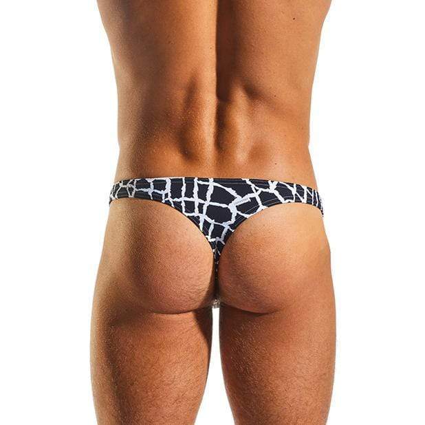 Cock Sox - Enhancing Pouch Thong Giraffe Underwear S (Black) Gay Pride Underwear 9342504025723 CherryAffairs