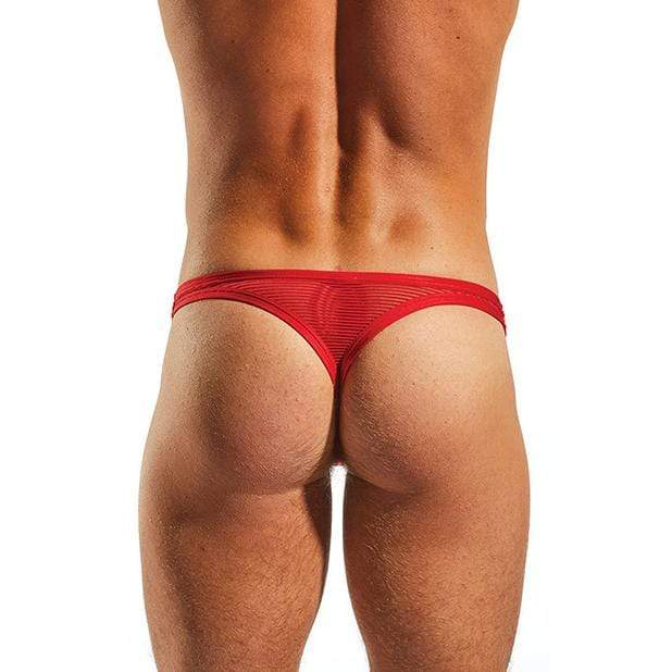 Cock Sox - Sheer Snug Pouch Thong Cupid Underwear S (Red) Gay Pride Underwear 9342504023880 CherryAffairs