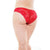 Coquette - Low Rise Stretch Lace and Satin Panty XL (Red/Black) Lingerie (Non Vibration) 883124152295 CherryAffairs