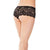 Coquette - Low Rise Stretch Scallop Lace Booty Short Panty XL (Black) Lingerie (Non Vibration) 883124094267 CherryAffairs
