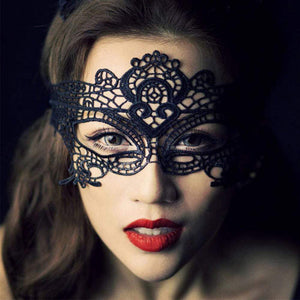 Day Dream - Starfire Inspiring Gothic Eye Mask (Black) | Zush.sg